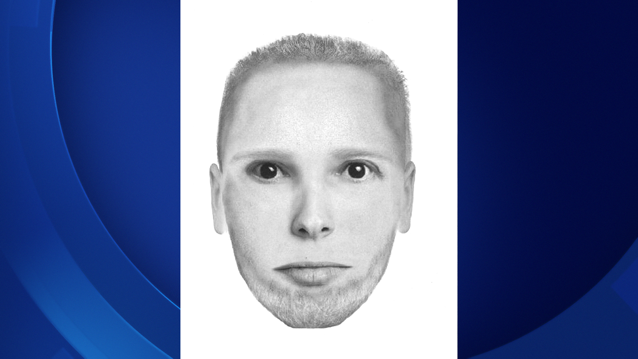 Sketch of the suspect released by the Fairfield Police Department.