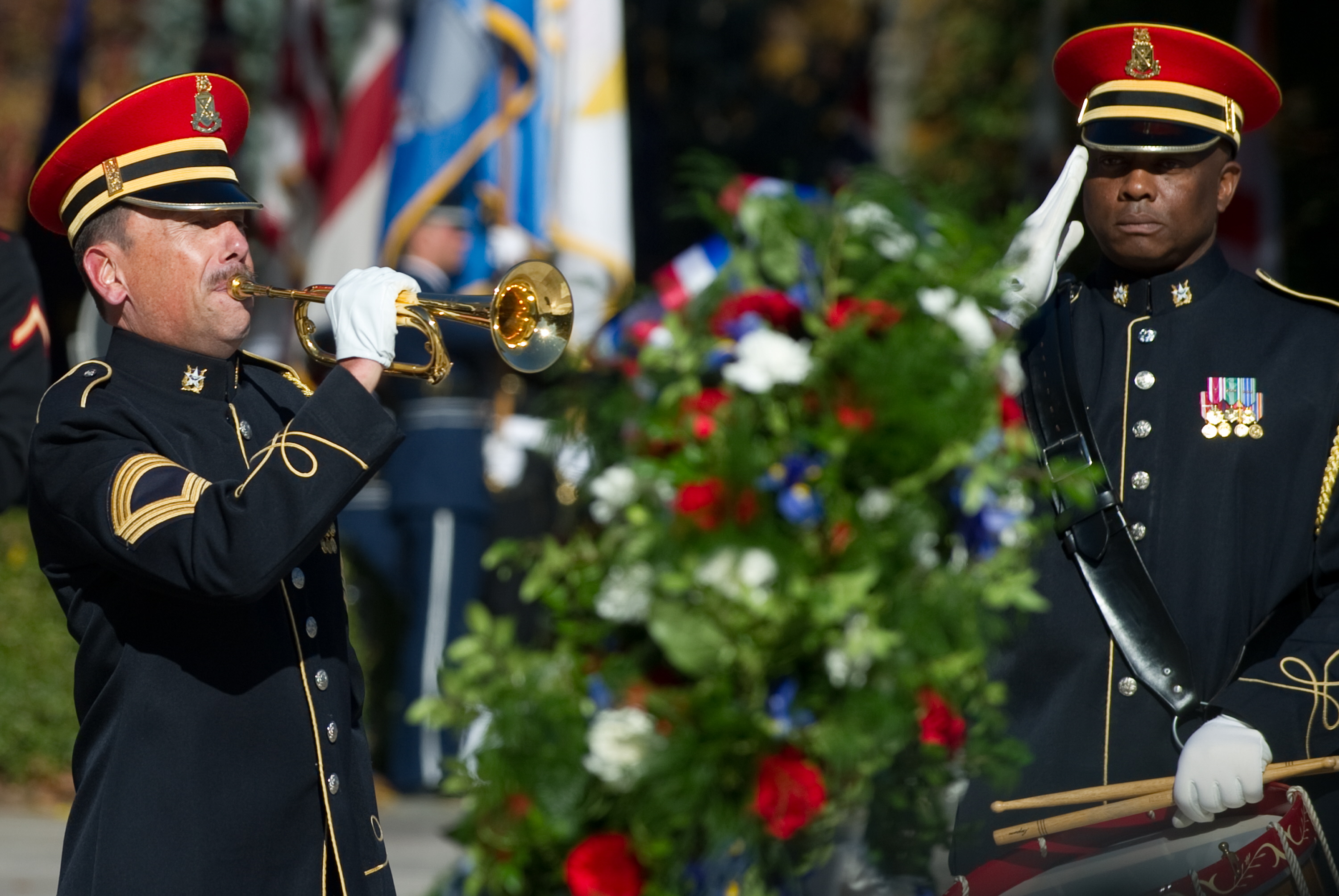 Image result for photo of bugler for Veterans Day