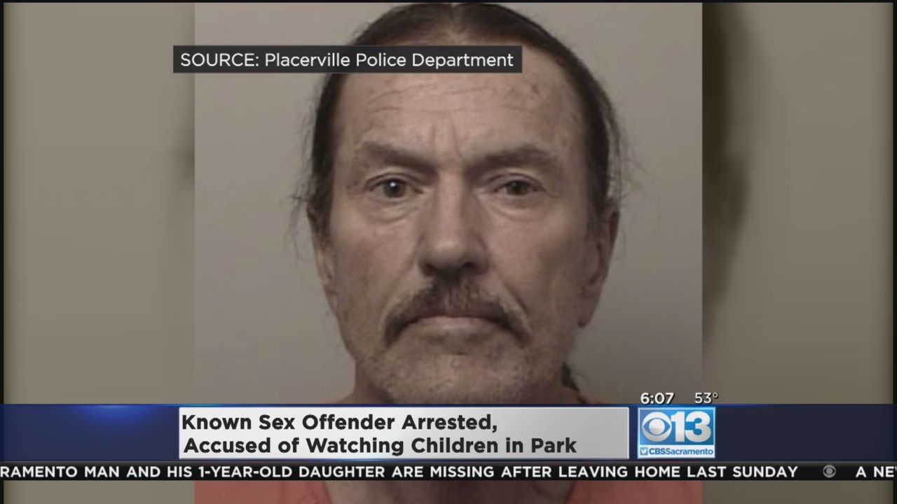 Man Seen Entering Girls' Restroom At Placerville Park, Registered Sex Offender...