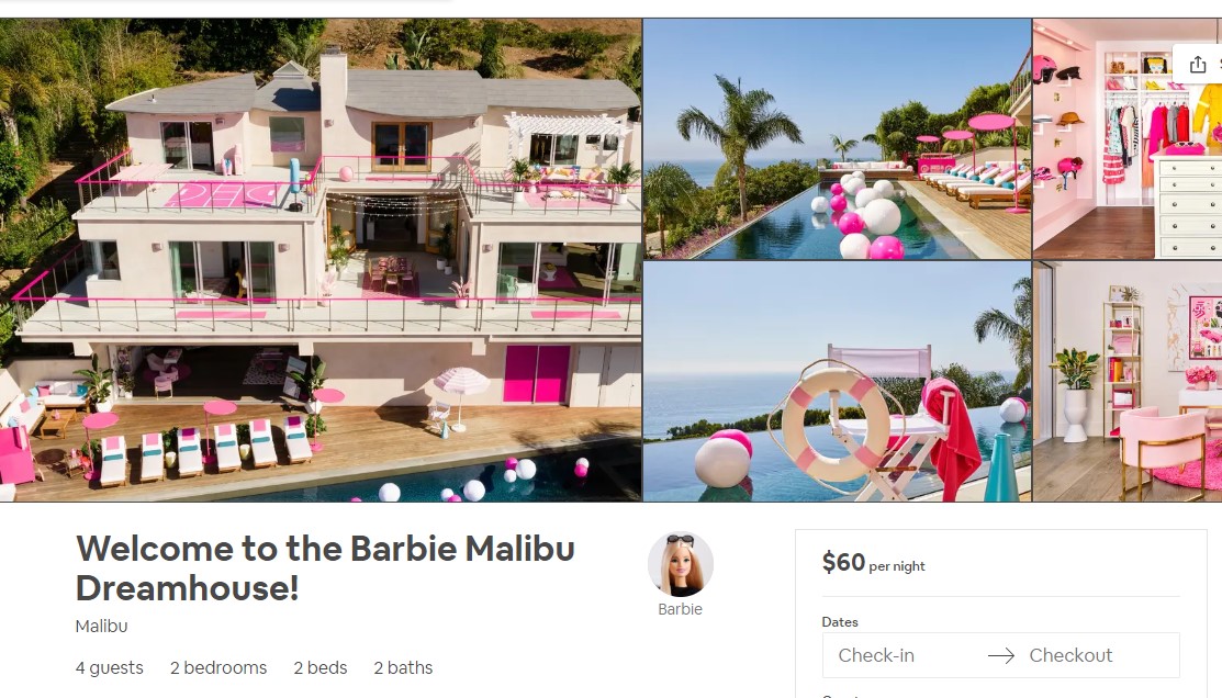 Barbie malibu house