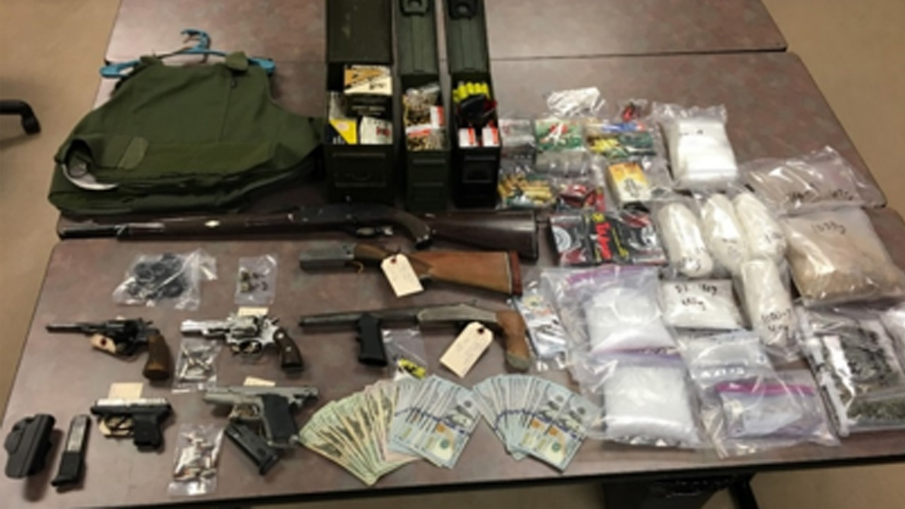 2 Arrested And Over $250K Worth Of Drugs, 7 Guns Found During Sacramento Probation Search