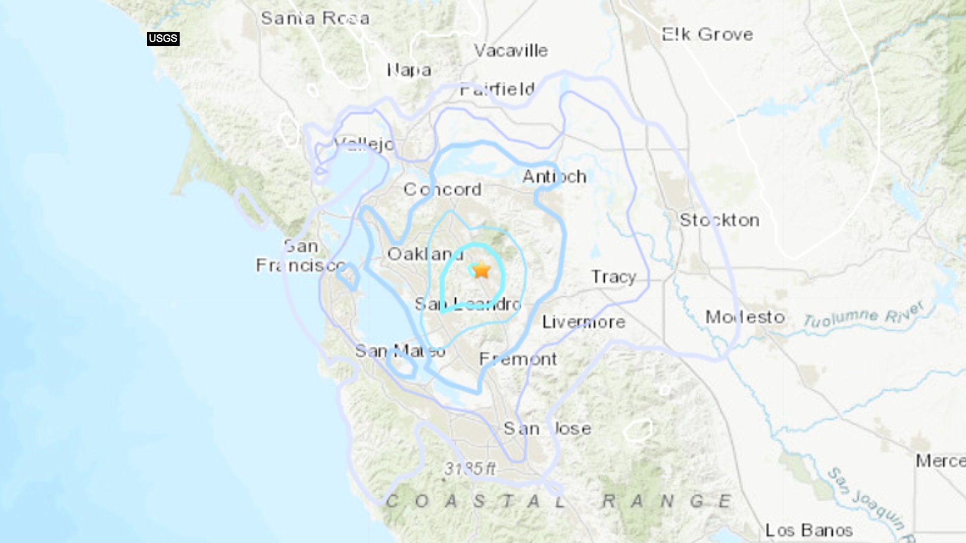 East Bay Rattled By 3.8-Magnitude Quake; Shaking Felt All The Way To Stockton
