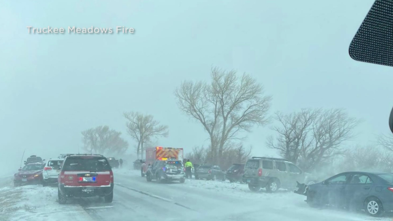 Six Injured After 20 Car Pile-Up Near Reno