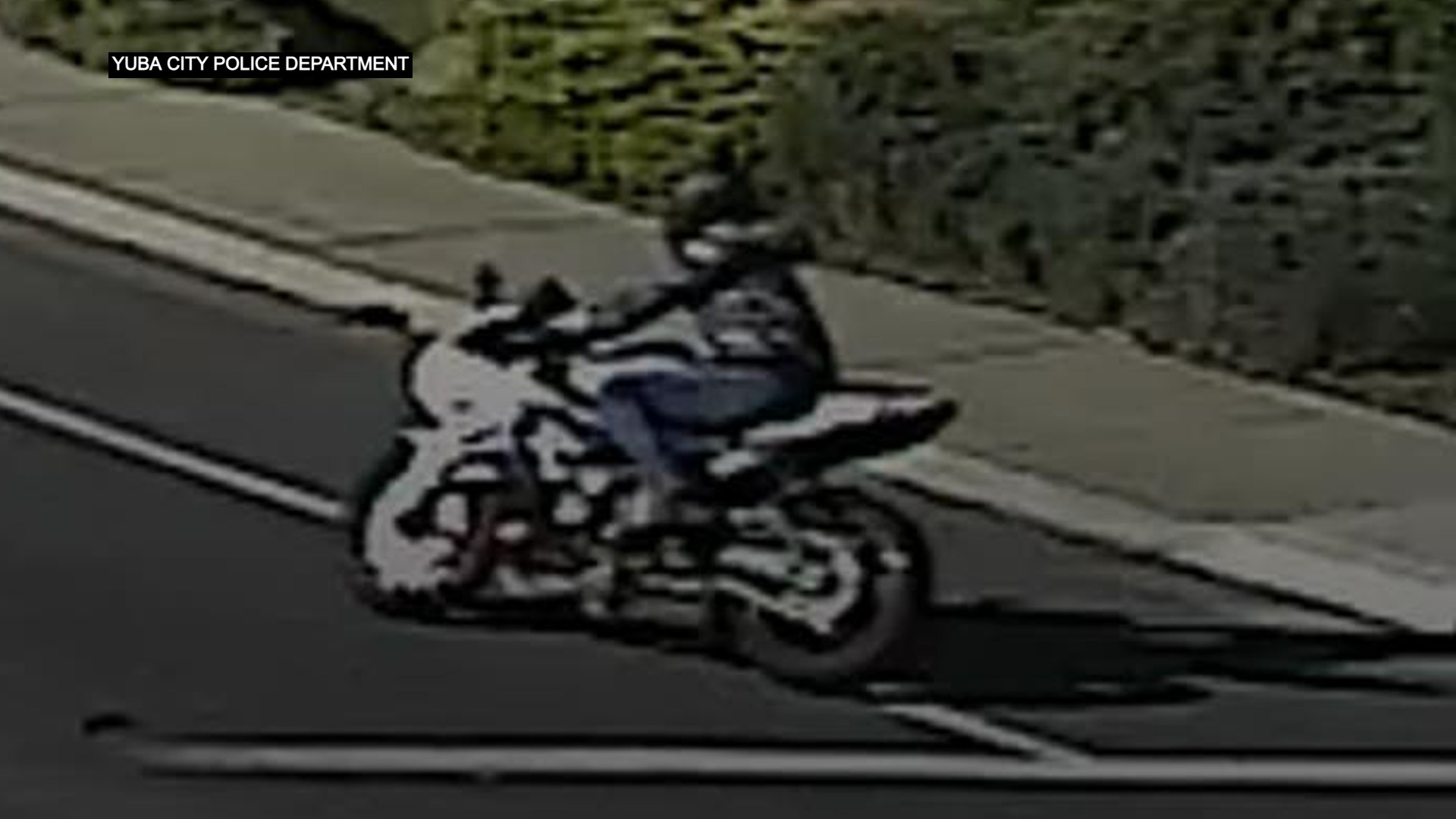 Search On For Motorcyclist Seen Speeding Around Yuba City, Taunting Officers